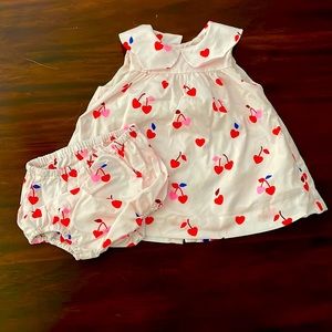 Light pink with cherry detail